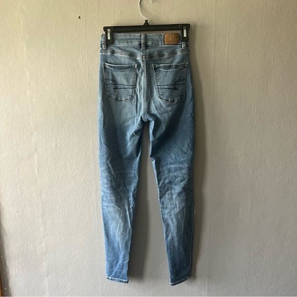 🛍️American Eagle Curvy Hi Rise Jeggings Size 00 - Picture 4 of 7